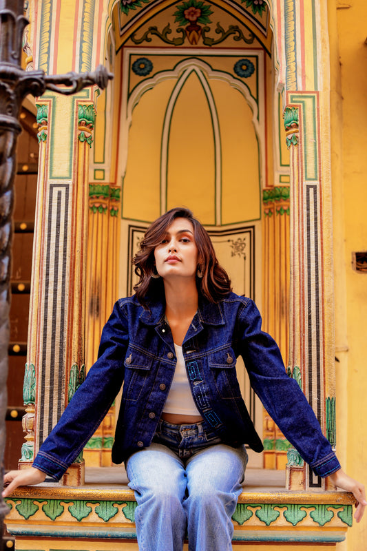 0169-J-HOB Indigo Urban Classic Denim Jacket - Made in India