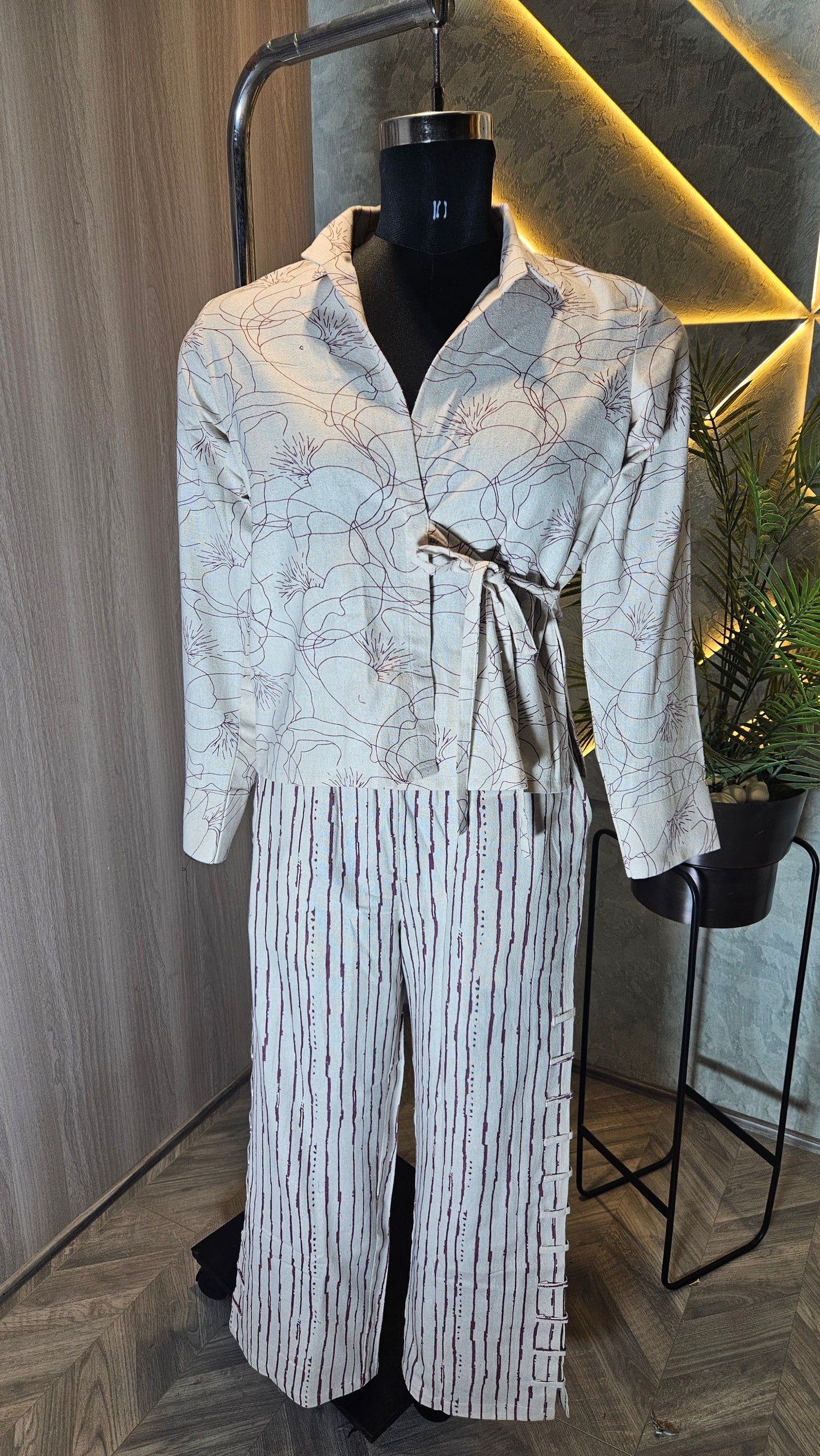 021-C-HOB Women's Cotton Wrap Top – Made in India