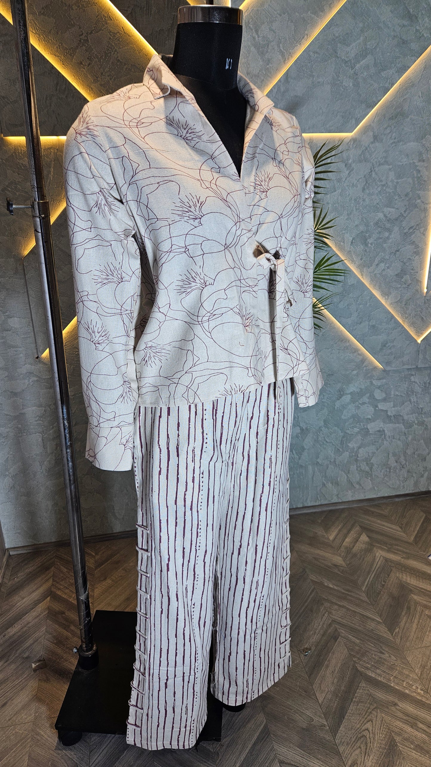 021-C-HOB Handcrafted Embroidered Boho Cotton Top – Made in India