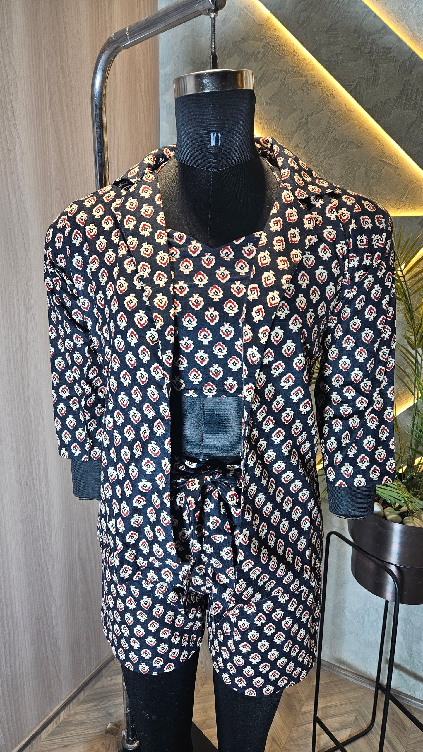 022-C-HOB Handcrafted Embroidered Boho Cotton Top – Made in India