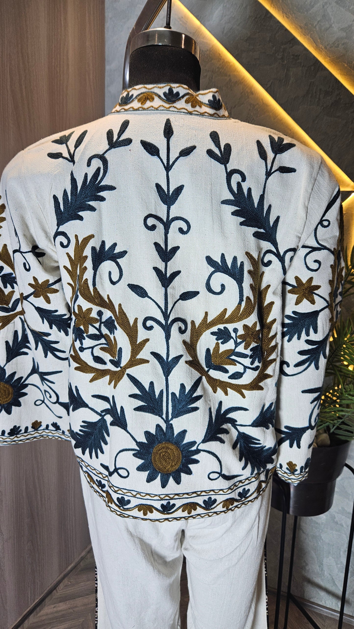 031-J-HOB Handcrafted Embroidered Boho Cotton Top – Made in India