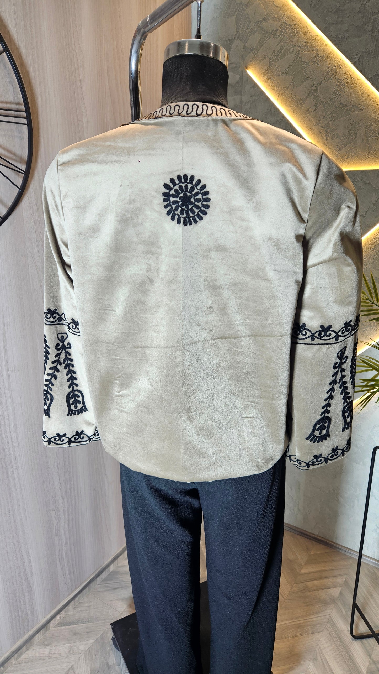 037-J-HOB Handcrafted Embroidered Boho Cotton Top – Made in India