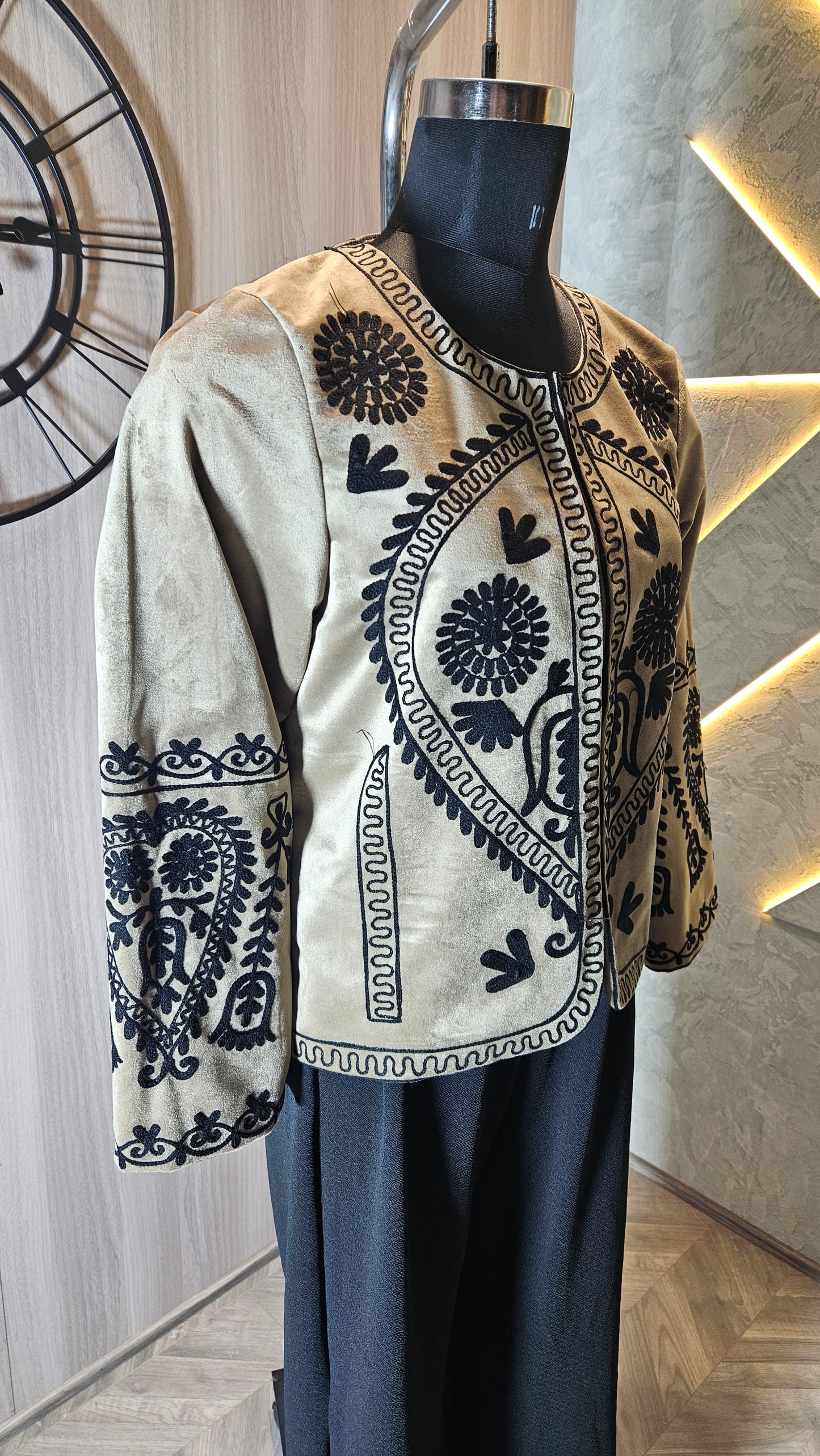 037-J-HOB Handcrafted Embroidered Boho Cotton Top – Made in India