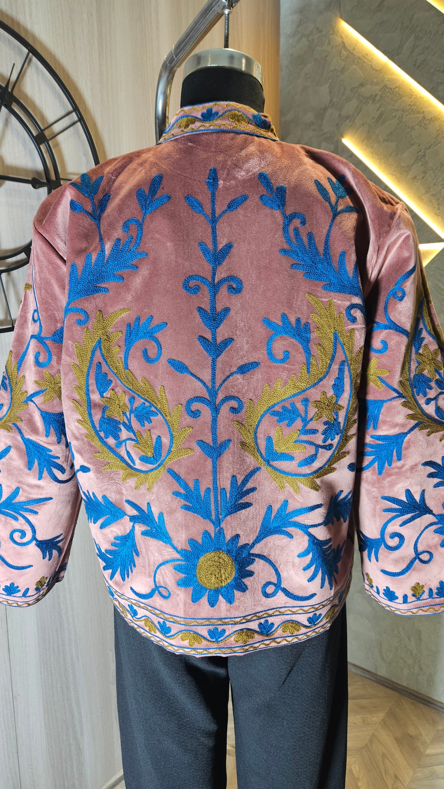 041-J-HOB Handcrafted Embroidered Boho Cotton Top – Made in India