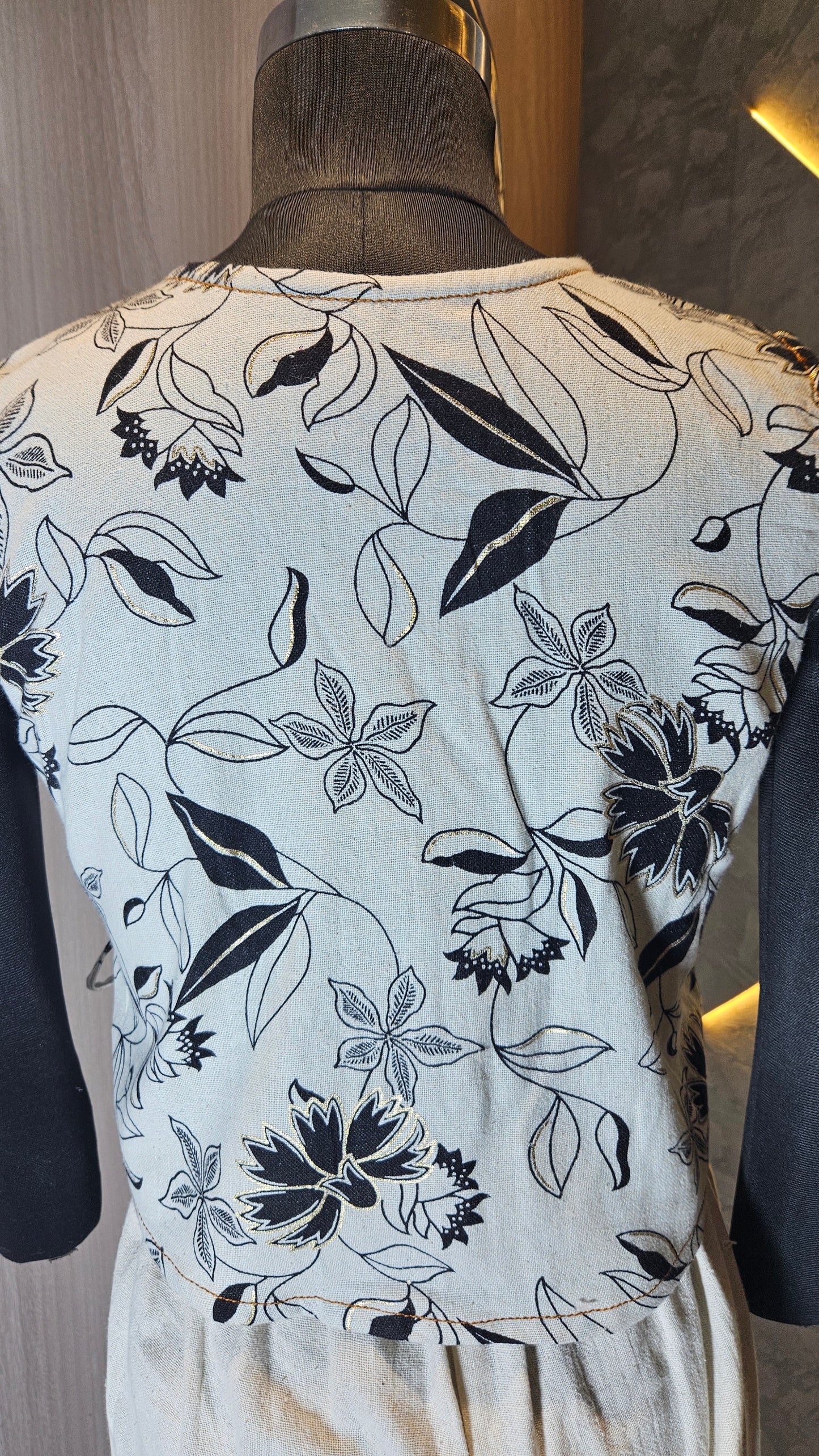 0128-T-HOB- Boho Bloom Women's Wrap Crop Top - Made in India