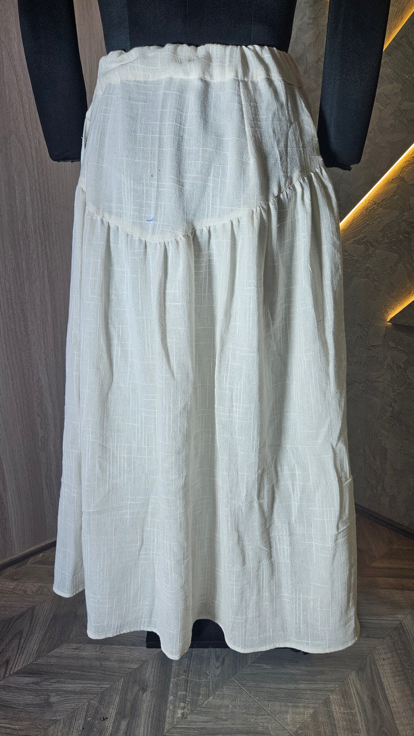 0141-SK-HOB- Handcrafted Women's Boho Chic Cotton Skirt - Made in India