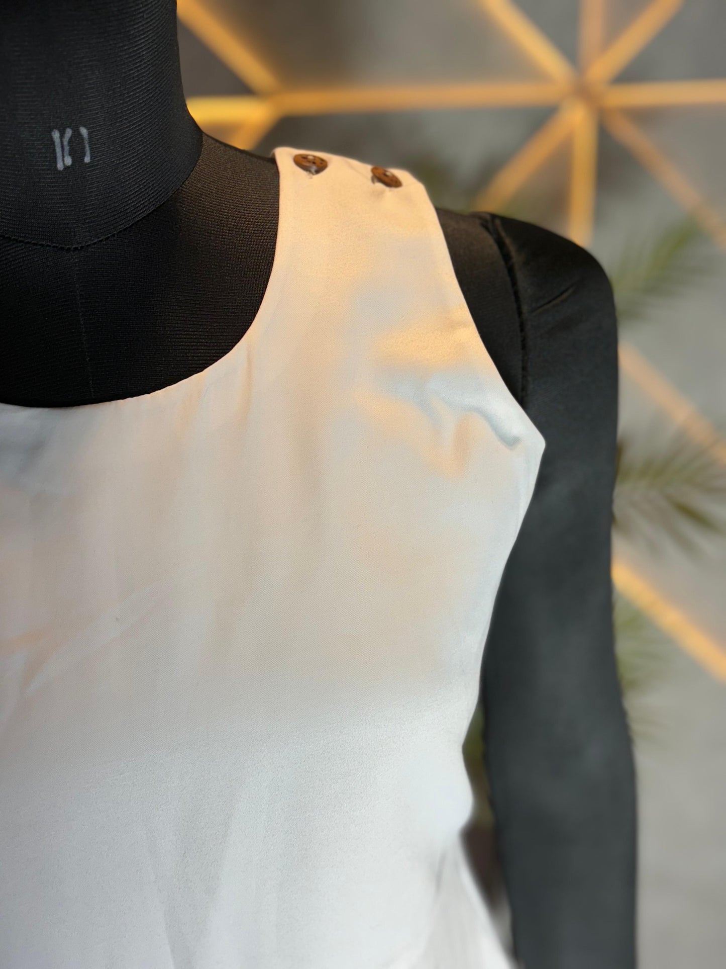 0232-JS-HOB - Unisex Full-Body Protective Coverall with Drawstring Ankles – Premium White- Made in india