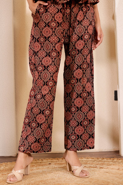 0190-C-HOB-Jaipuri Block Print Sleeveless Peplum Top - Made in india