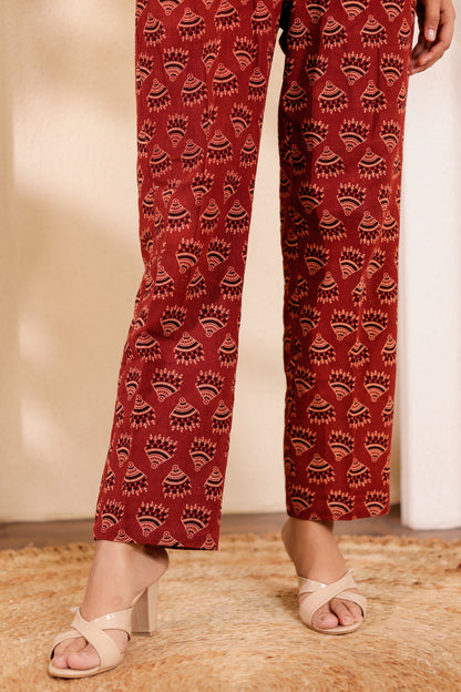 0192-C-HOB- Handcrafted Cotton Sleeveless Wrap Top  - Made in india