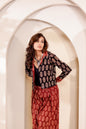 0191-C-HOB- Handblock Printed Boho-Chic Cotton Jacket - Made in india