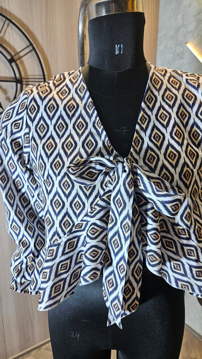 010-T-HOB stylish women’s printed top – Made in India