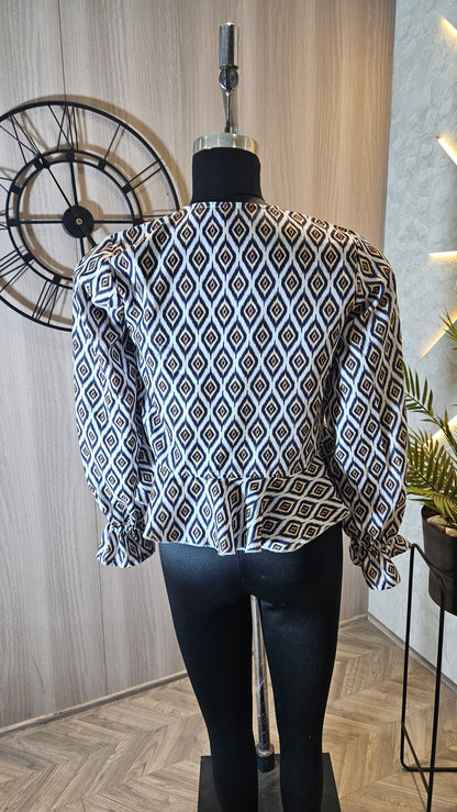 010-T-HOB stylish women’s printed top – Made in India