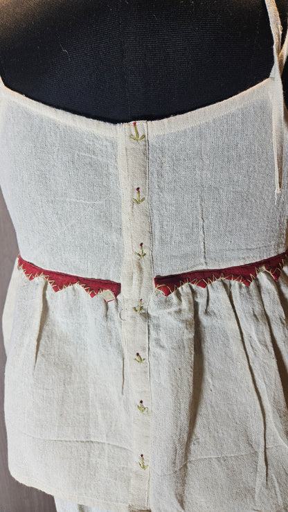 015-T-HOB Women’s Handcrafted Cotton Top – Made in India