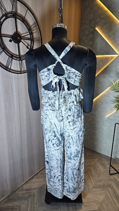 018-C-HOB Women's stylish two-piece co-ord set – Made in India