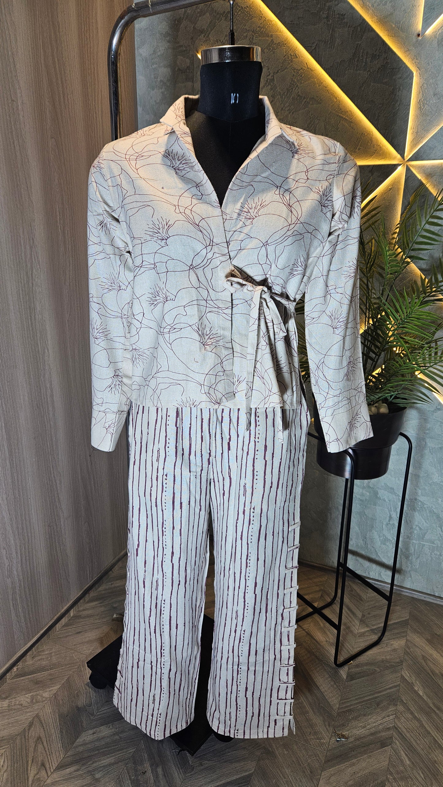 021-C-HOB Handcrafted Embroidered Boho Cotton Top – Made in India