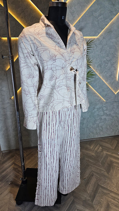 021-C-HOB Handcrafted Embroidered Boho Cotton Top – Made in India