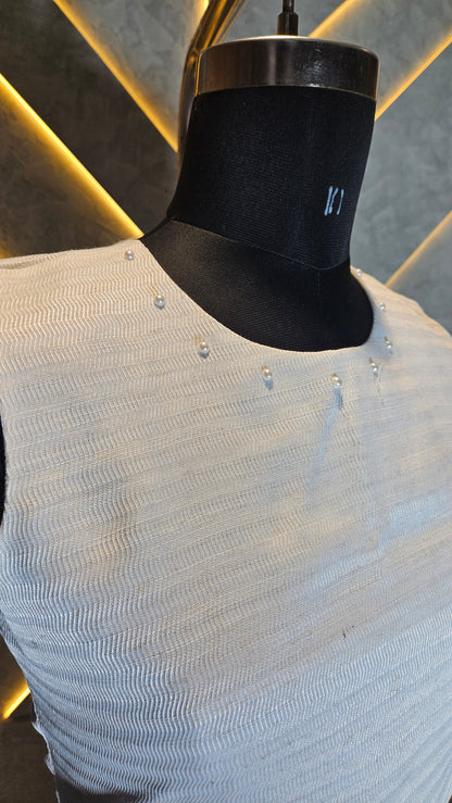 026-C-HOB Handcrafted Embroidered Boho Cotton Top – Made in India