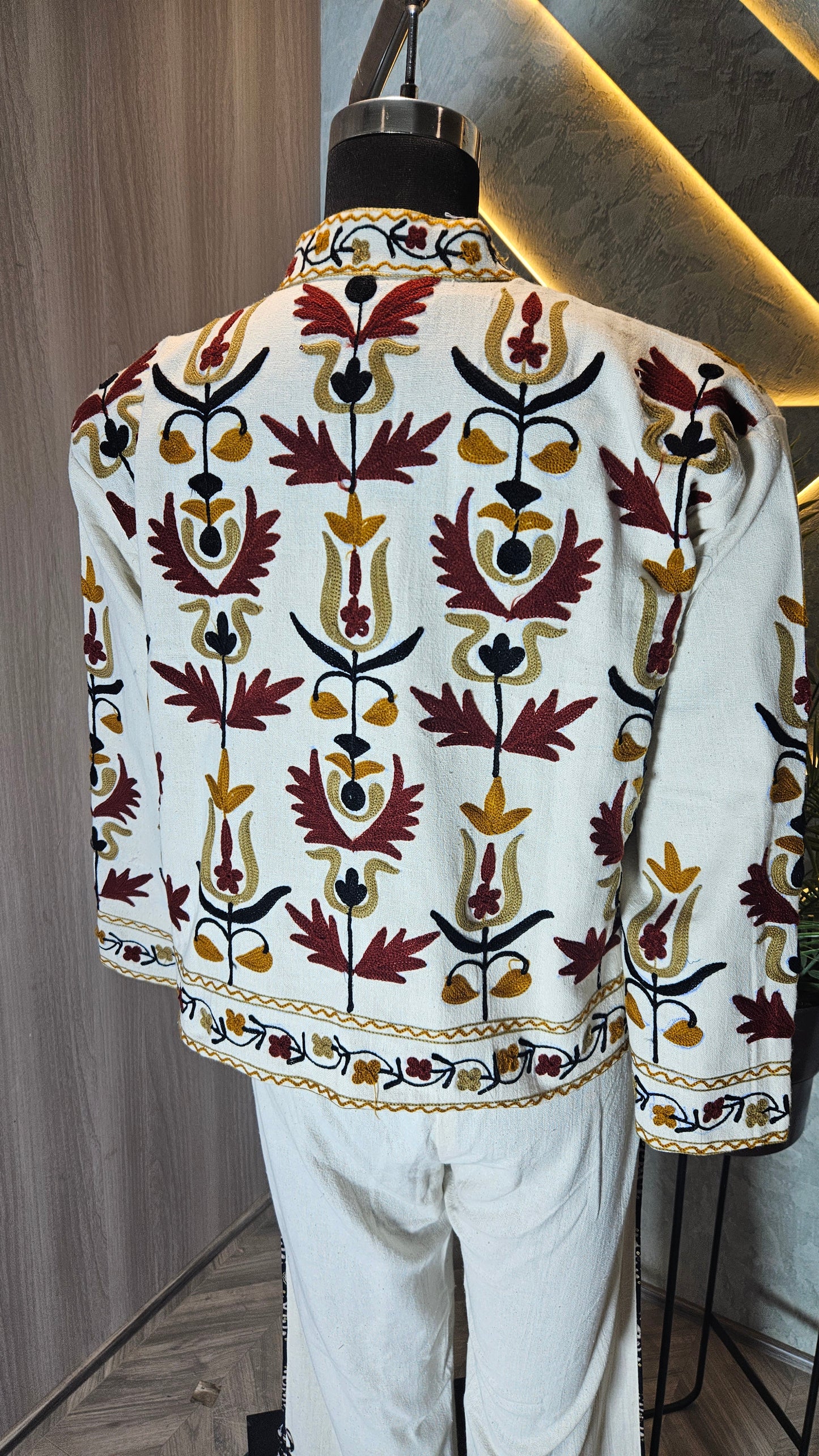 029-J-HOB Handcrafted Embroidered Boho Cotton Top – Made in India