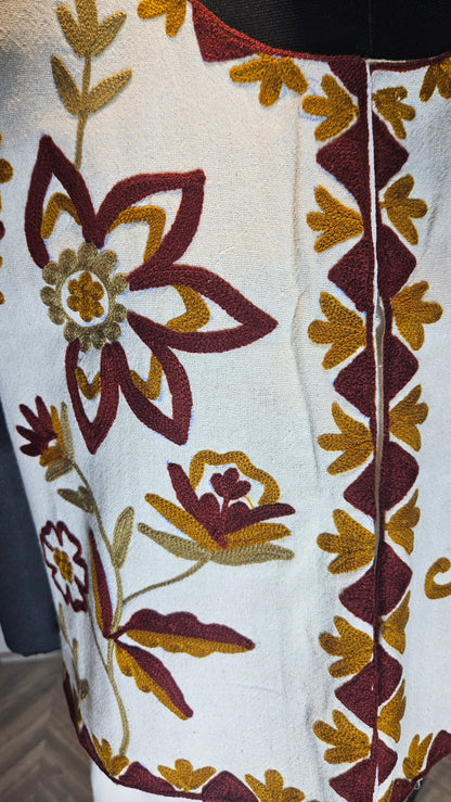 034-J-HOB Handcrafted Embroidered Boho Cotton Top – Made in India