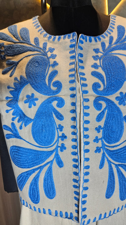 036-J-HOB Handcrafted Embroidered Boho Cotton Top – Made in India