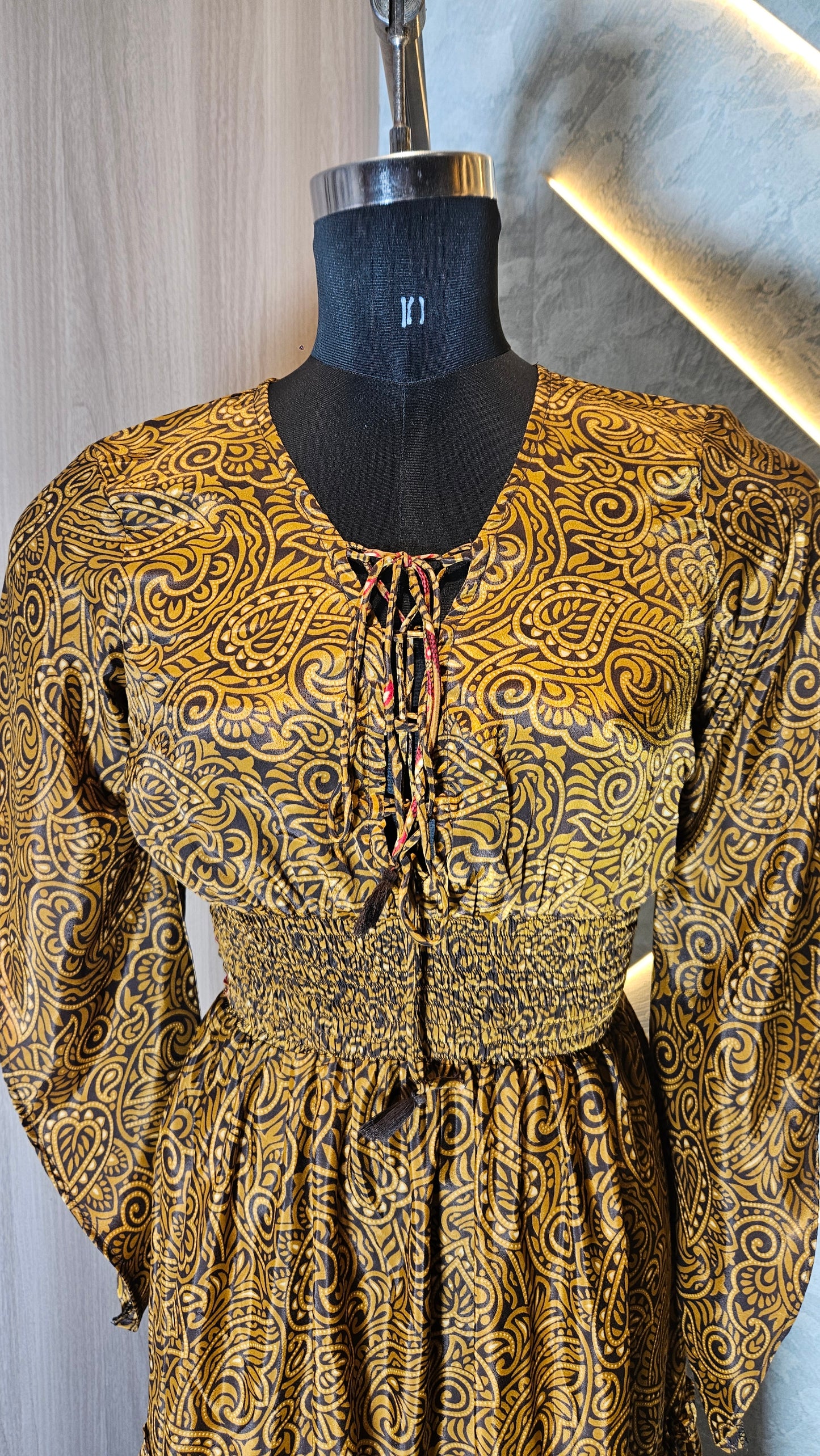 051-D-HOB Handcrafted Embroidered Boho Cotton Top – Made in India