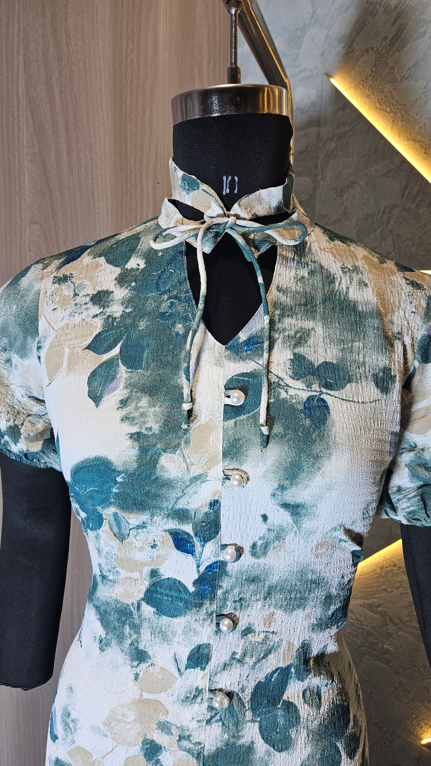 053-D-HOB Handcrafted Embroidered Boho Cotton Top – Made in India