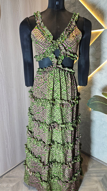 056-D-HOB Handcrafted Embroidered Boho Cotton Top – Made in India