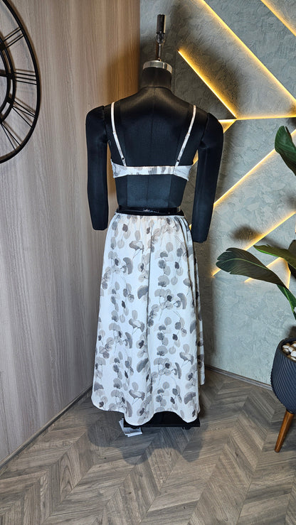 059-D-HOB Women's Sleeveless Printed Crop Top – Made in India