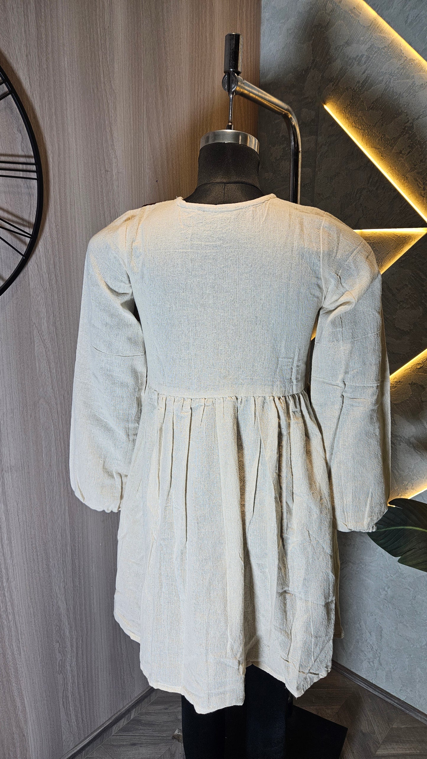 061-D-HOB Handcrafted Embroidered Boho Cotton Top – Made in India