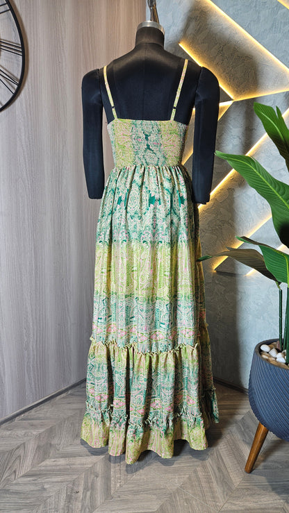 066-D-HOB Handcrafted Embroidered Boho Cotton Top – Made in India