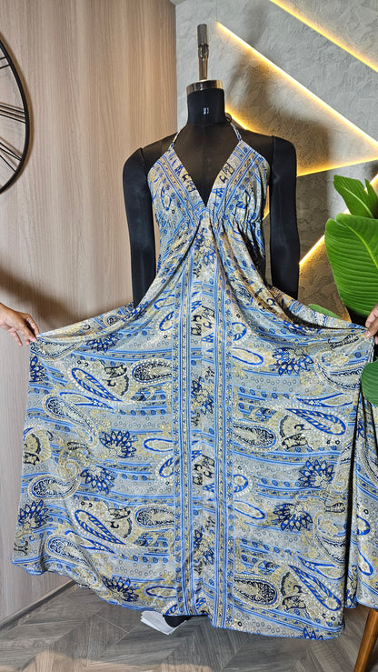 067-D-HOB Handcrafted Embroidered Boho Cotton Top – Made in India