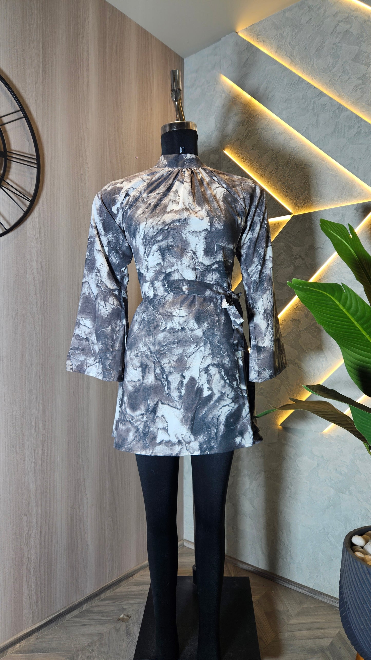 071-D-HOB Handcrafted Embroidered Boho Cotton Top – Made in India