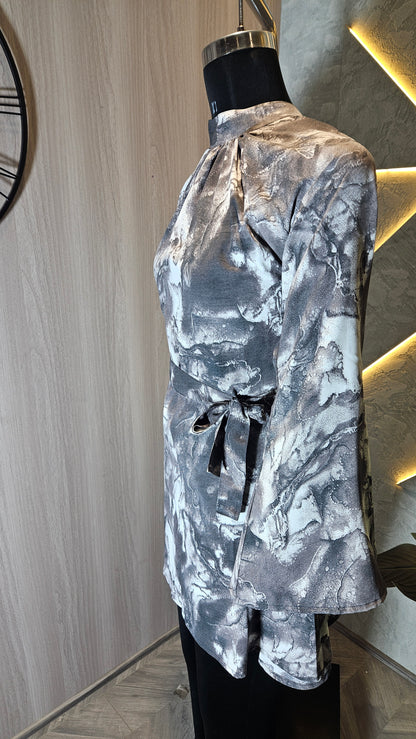 071-D-HOB Handcrafted Embroidered Boho Cotton Top – Made in India