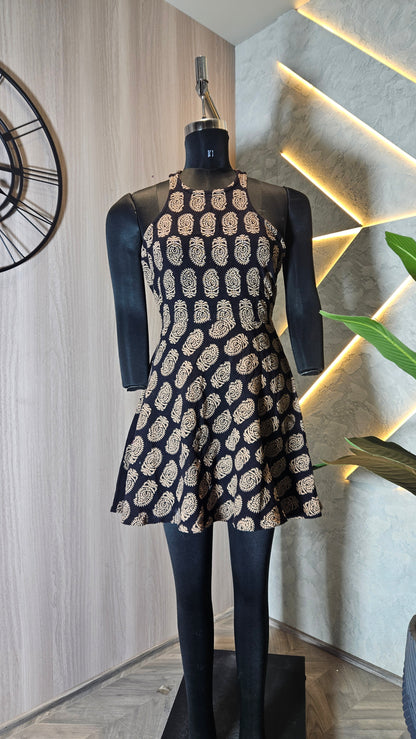 073-D-HOB Handcrafted Embroidered Boho Cotton Top – Made in India