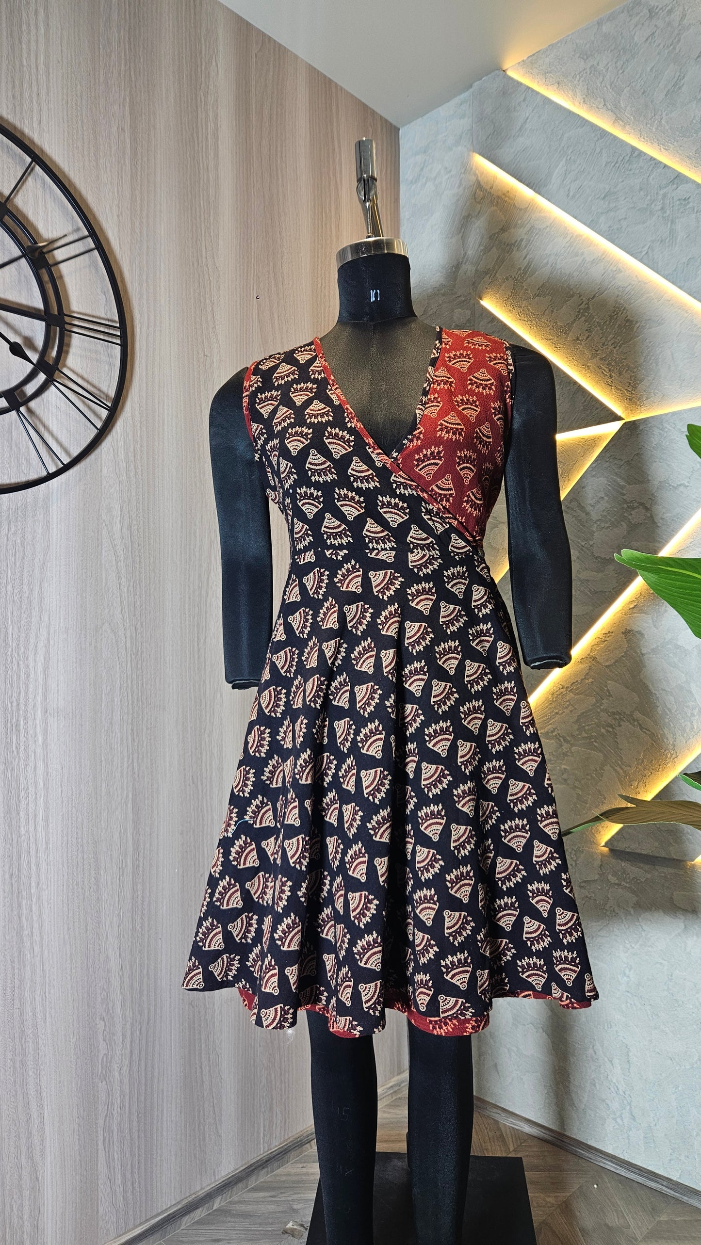 074-D-HOB Handcrafted Embroidered Boho Cotton Top – Made in India