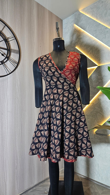 074-D-HOB Handcrafted Embroidered Boho Cotton Top – Made in India