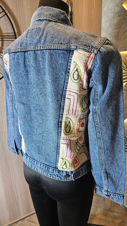 0111-J-HOB Artisan Embroidered Denim Jacket - Made in India