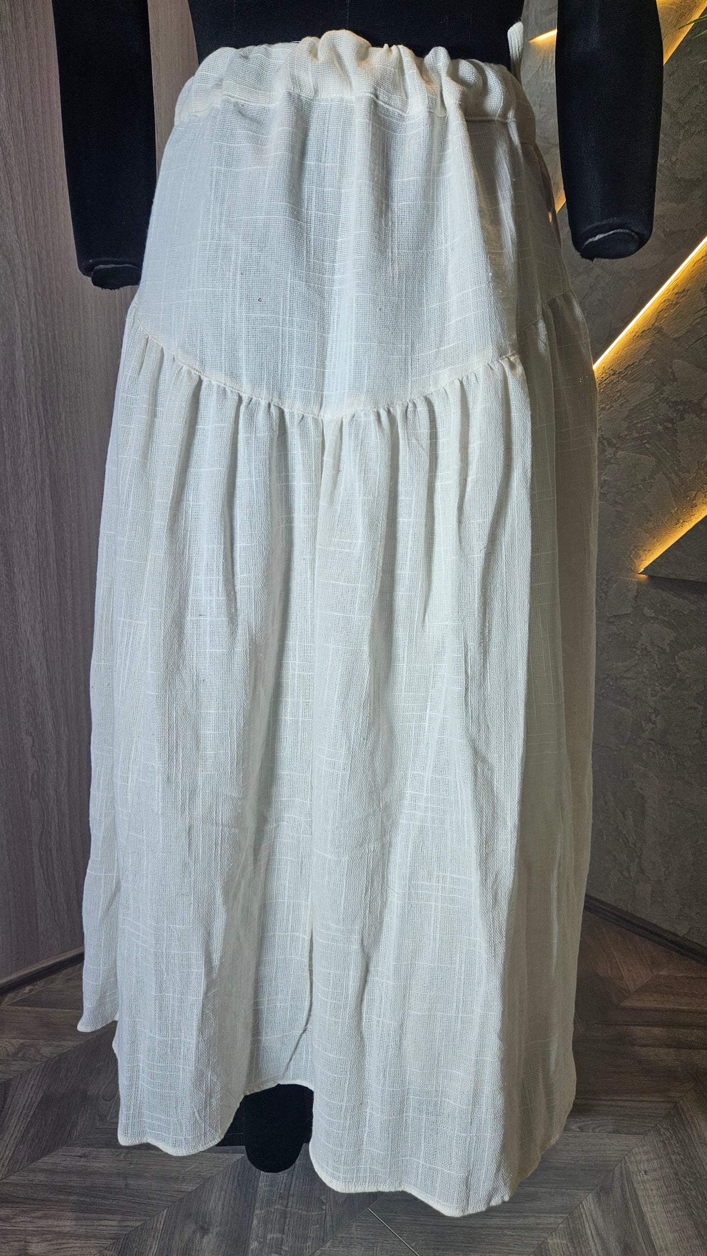 0141-SK-HOB- Handcrafted Women's Boho Chic Cotton Skirt - Made in India