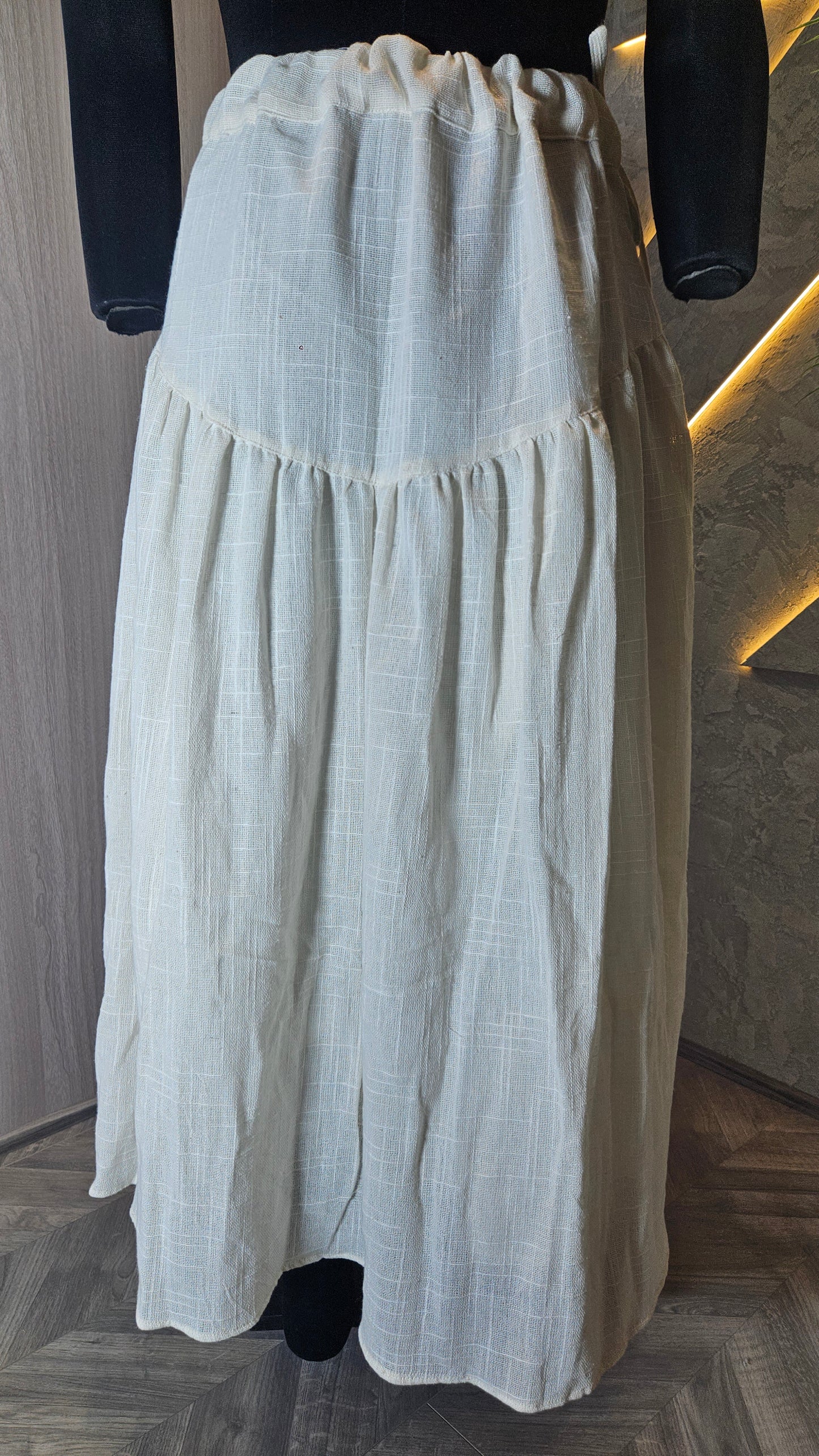 0141-SK-HOB- Handcrafted Women's Boho Chic Cotton Skirt - Made in India