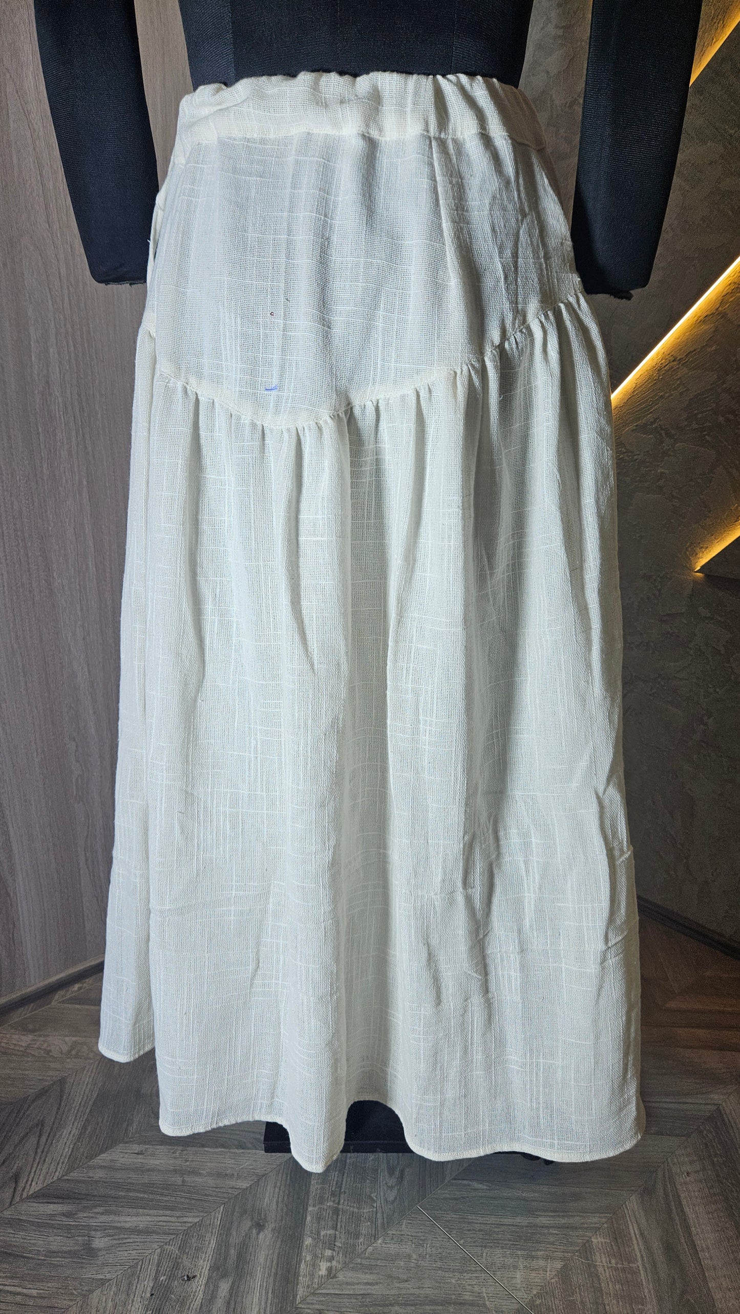 0141-SK-HOB- Handcrafted Women's Boho Chic Cotton Skirt - Made in India