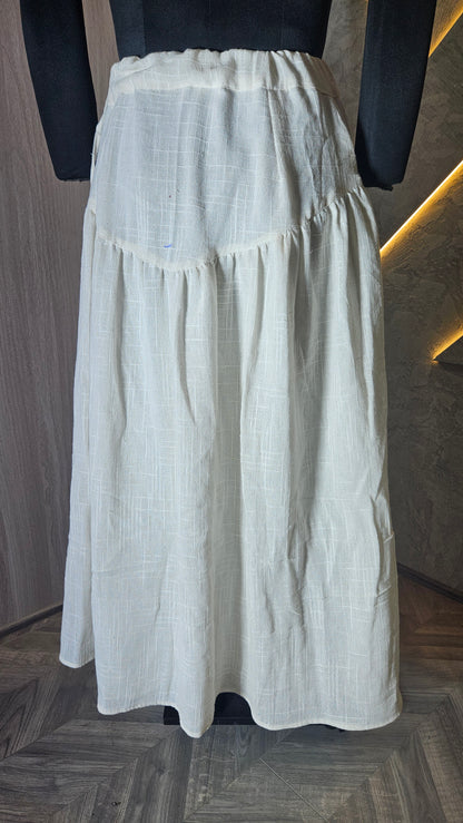 0141-SK-HOB- Handcrafted Women's Boho Chic Cotton Skirt - Made in India