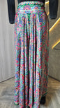 0151-T-HOB-Boho Luxe Paisley Print Maxi Skirt- Made in India
