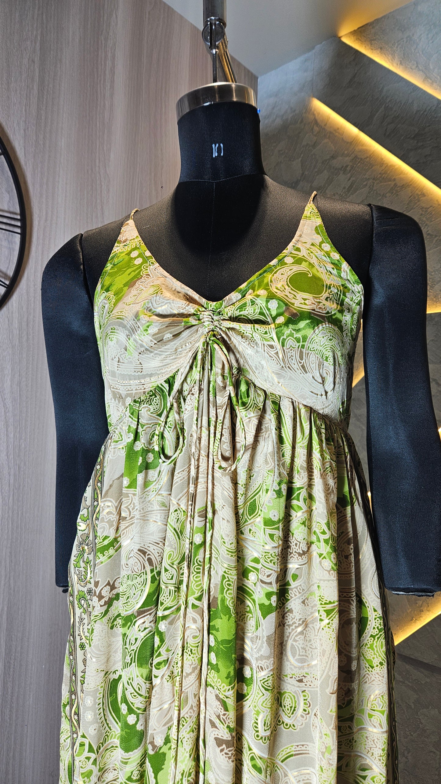 0154-D-HOB-Boho Chic Printed Maxi Dress - Made in India