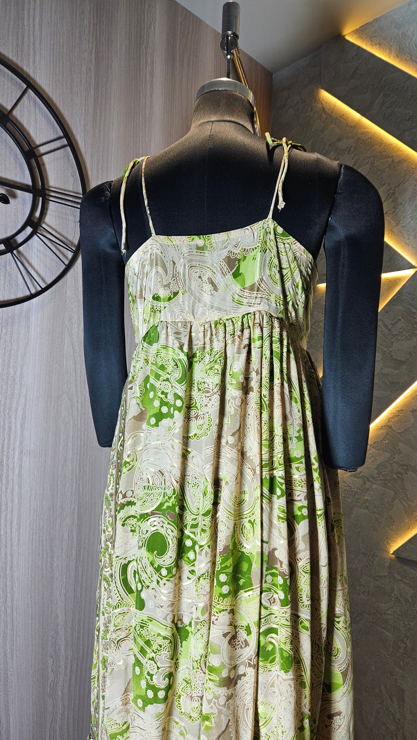 0154-D-HOB-Boho Chic Printed Maxi Dress - Made in India